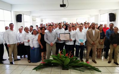 Recepción del Certificado de Acreditación del Programa de la Carrera de Ingeniería en Agronomía, dentro de la Ceremonia de Inicio De Curso Del Periodo Enero – Julio 2020