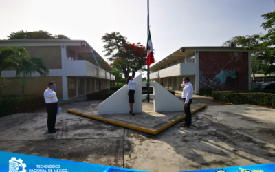 TECNM CAMPUS ZONA OLMECA, REALZA EL IZAMIENTO DE BANDERA A MEDIA ASTA AL CONMEMORARSE EL “93 ANIVERSARIO LUCTUOSO DEL GENERAL ALVARO OBREGÓN”